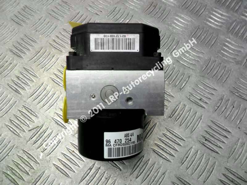 Chevrolet Kalos Hydroaggregat ABS Block 96470254 BJ2009